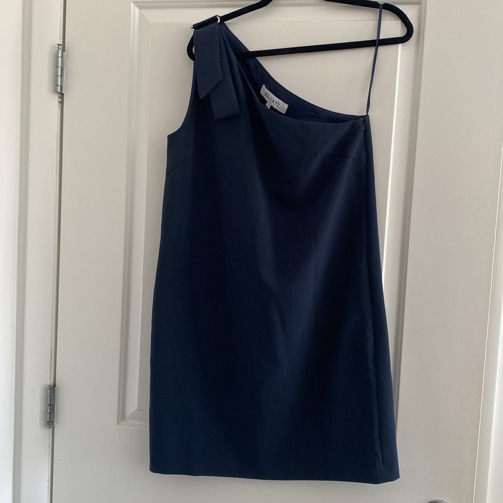 Revolve Navy Elliatt ‘Ophelia’ One Shoulder Dress - Picture 4 of 6